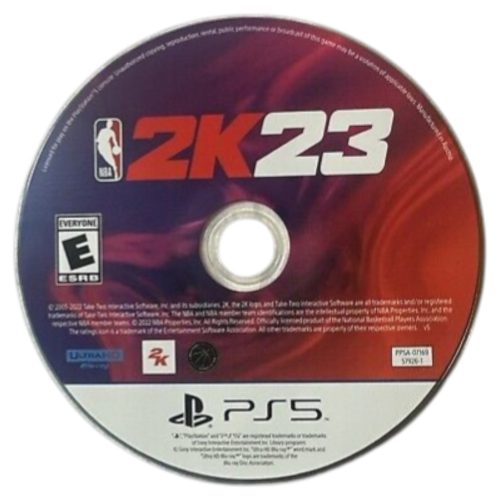Konzol játék, PS5 2K23 használt Boritónélküli