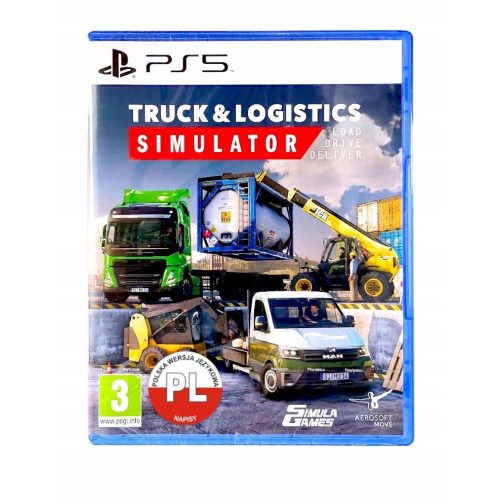 Konzol játék, PS5 Truck & Logistics Simulátor Új
