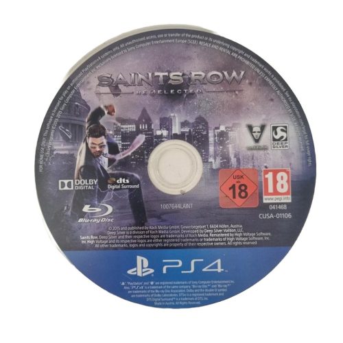 Konzol játék, PS4 Saints Row használt Boritónélküli