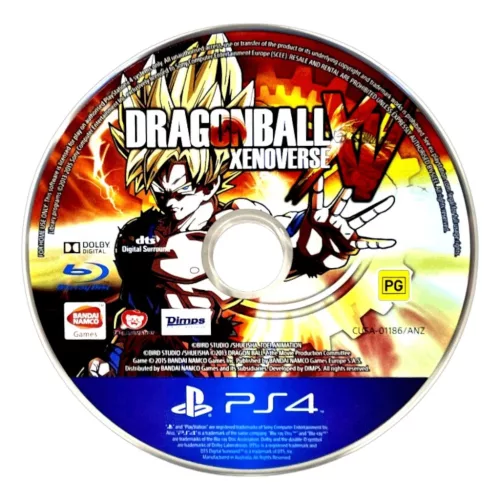 Konzol játék, PS4 Dragonball Xenoverse használt Boritónélküli