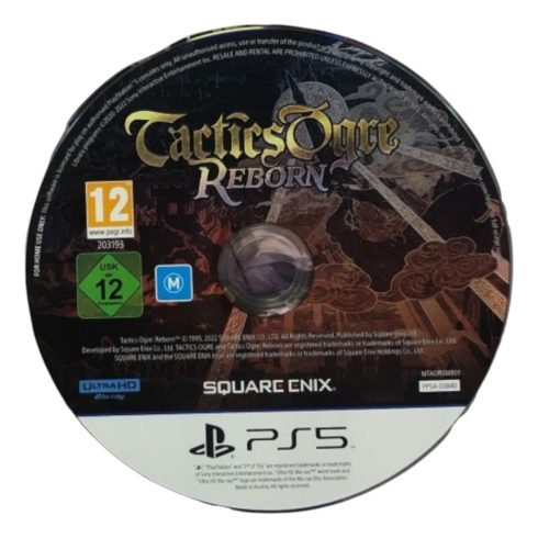 Konzol játék, PS5 Tactics Ogre: Reborn Használt Borító nélküli