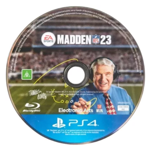 Konzol játék, PS4 Madden NFL 23 Használt Borító nélküli