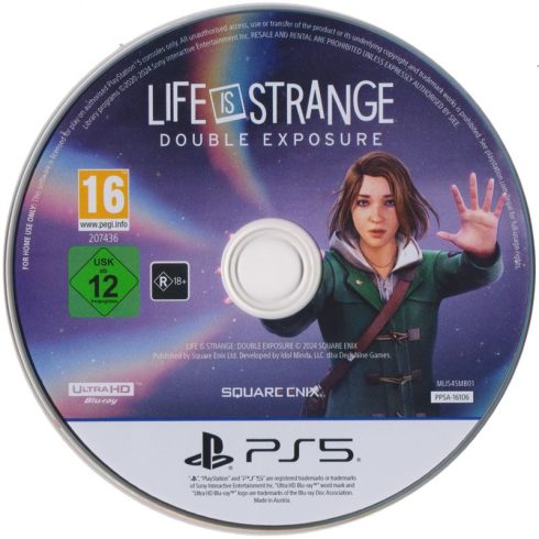 Konzol játék, PS5 Life is Strange Double Exposure Használt Borító nélküli