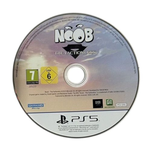 Konzol játék, PS5 Noob - The Factionless Használt Borító nélküli
