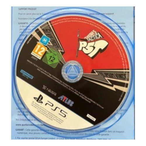 Konzol játék, PS5 Persona 5 Tactica Használt Borító nélküli