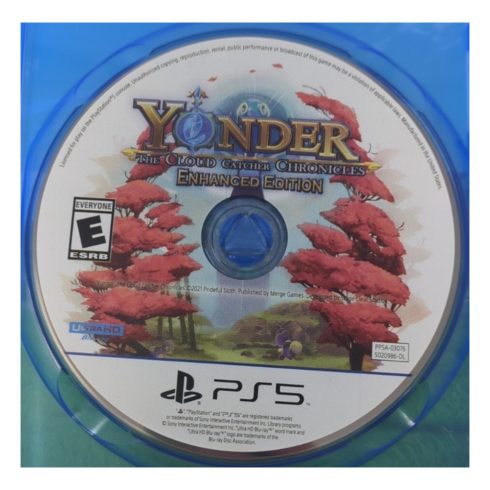 Konzol játék, PS5 Yonder: The Cloud Catcher Chronicles Használt Borító nélk