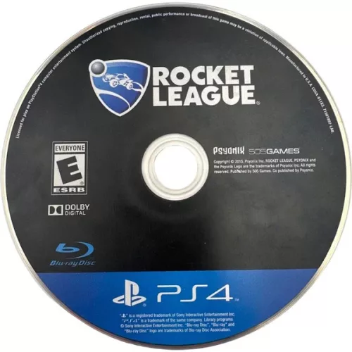 Konzol játék, PS4 Rocket League Használt Borító nélküli