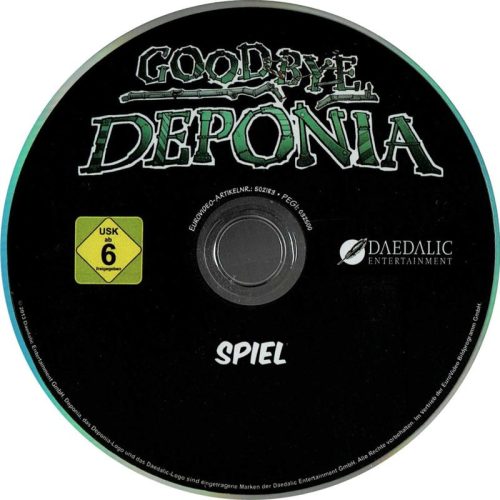 Konzol játék, PS4 Goodbye Deponia Használt Borító nélküli