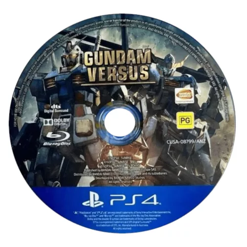 Konzol játék, PS4 Gundam Versus Használt Borító nélküli
