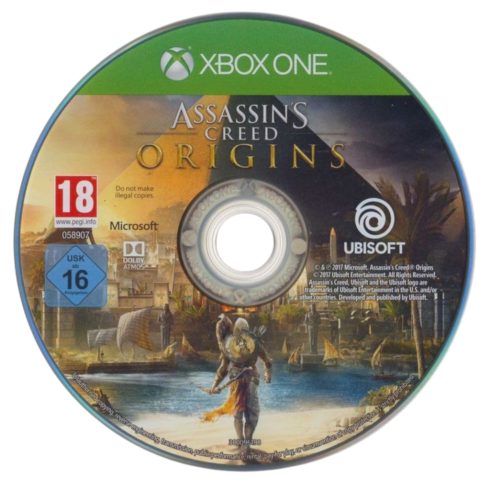 Konzol játék, Xbox One Assassin's Creed Origins Használt Borító nélküli