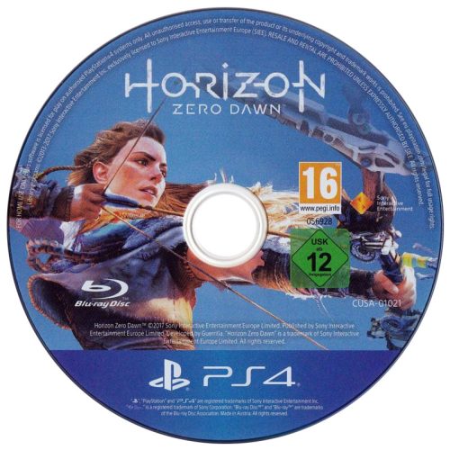 Konzol játék, PS4 Horizon Zero Dawn Használt Borító nélküli