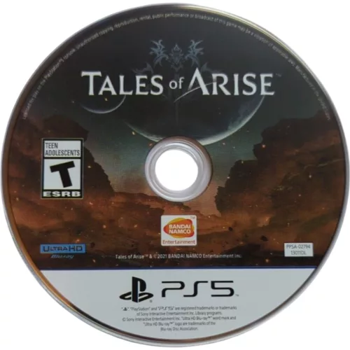 Konzol játék, PS5 Tales of Arise Használt Borító nélküli