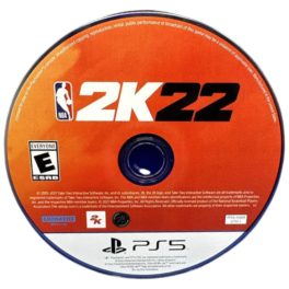 Konzol játék, PS5 NBA 2k22 Használt Borító nélküli
