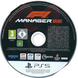   Konzol játék, PS5 F1 Manager 22 Használt Borító nélküli