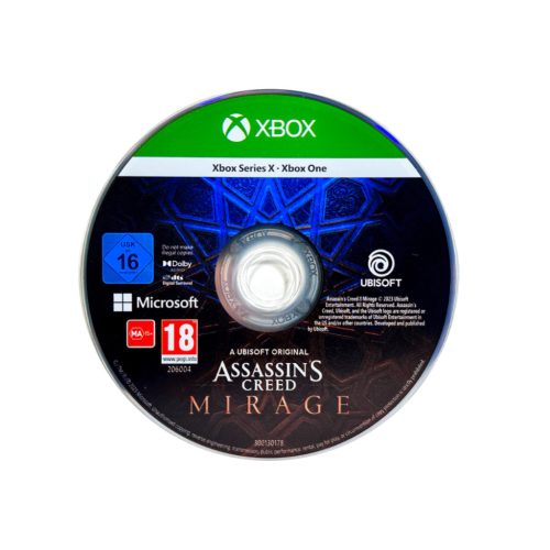 Konzol játék, Xbox One Assassin's Creed Mirage Használt Borító nélküli