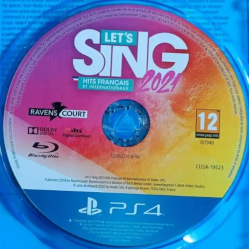 Konzol játék, PS4 Let's Sing 2021Használt Borító nélküli