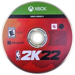   Konzol játék, Xbox Series X NBA 2k22 Használt Borító nélküli