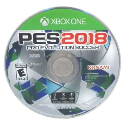 Konzol játék, Xbox One PES 2018 Használt Borító nélküli