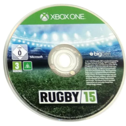 Konzol játék, Xbox One Rugby 15 Használt Borító nélküli