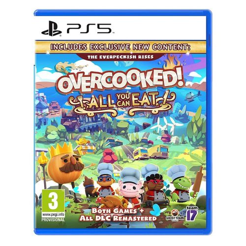 Konzol játék, PS5 Overcooked! - All You Can Eat + all DLC Remastered Új