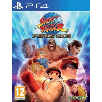   Konzol játék, PS4 Street Fighter 30 Anniversary Collection Használt