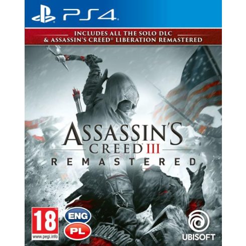 Konzol játék, PS4 Assassin's Creed 3 Remastered Használt