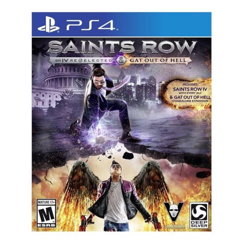 Konzol játék, PS4 Saints Row IV & Gat Out of Hell Használt