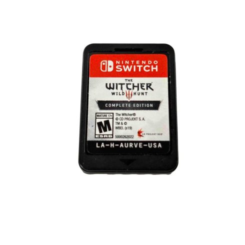 Konzol játék, Switch The Witcher Wild Hunt Használt boritó nélküli