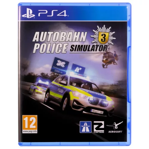 Konzol játék, PS4 Autobahn Polizei Simulator 3 Használt