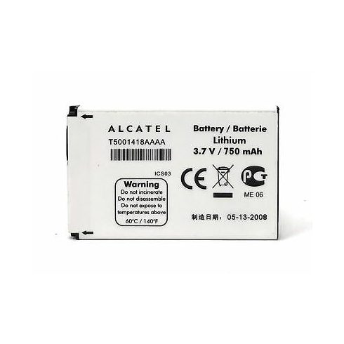 Alcatel T5001418AAAA használt gyári akkumulátor OT C550, OT C630 Li-Ion 750 mAh (GB)