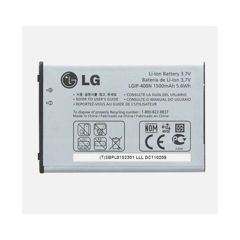 LG LGIP-400N gyári akkumulátor GT540, GM750, GW620 Li-Ion Polymer 1500 mAh (gy)