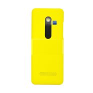 Akkufedél, Nokia Asha 206 Dual Sim (sárga)