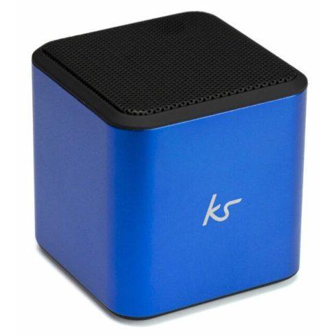 Kitsound Cube hordozható hangszóró (bluetooth és csomagolás nélküli) kék