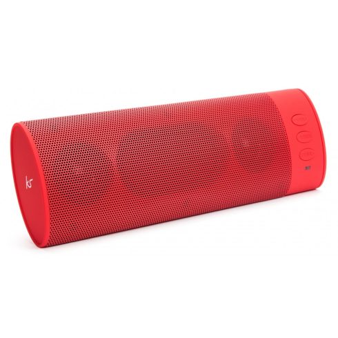 Kitsound Boombar hordozható bluetooth hangszóró piros (csomagolás nélküli)
