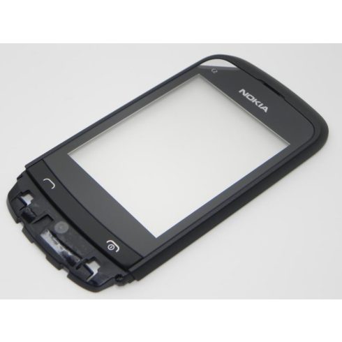 Előlap+érintő, Nokia C2-02, C2-03 (fekete)