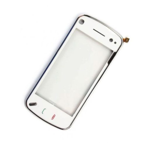 Előlap+érintő, Nokia N97 Mini (fehér) /gy/