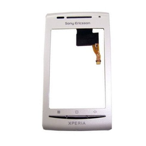 Előlap+érintő, Sony Ericsson X8 (fehér) /gy/