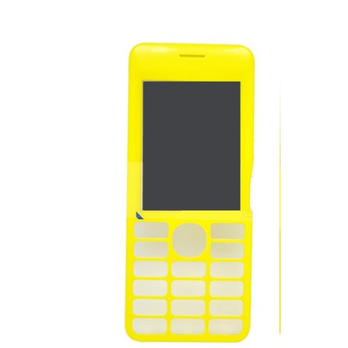 Előlap, Nokia Asha 206 csak előlap (sárga)