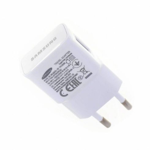 Samsung EP-TA12EWE gyári hálózati USB töltő (fehér) 2A csomagolás nélküli