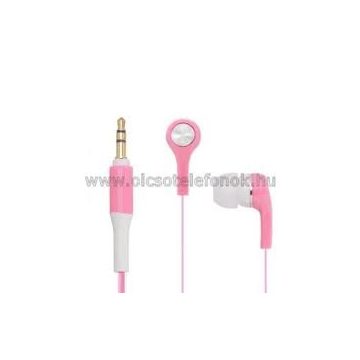 Handsfree HF-MP3-01 3,5mm headset (pink)