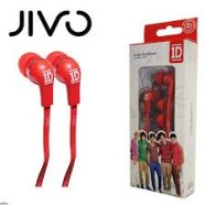Jivo One Direction 3,5mm headset (piros)