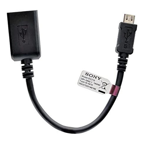 Sony Ericsson EC310 gyári microUSB OTG adapter kábel