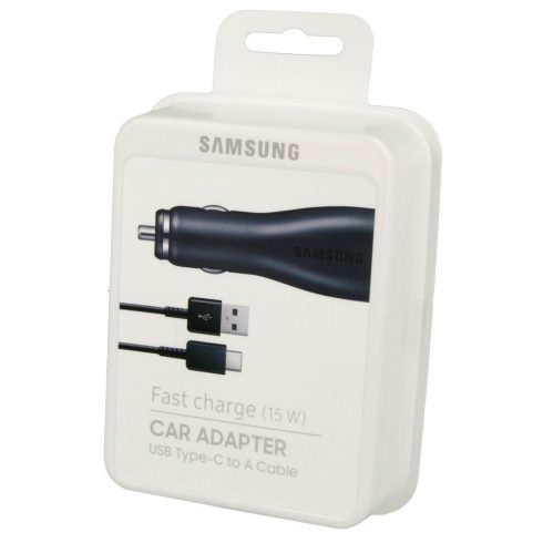 Samsung EP-LN915U autós USB töltő QC +  Type-C adatkábel 2A 15W