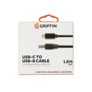 Griffin GC43715 USB-C-USB-B adatkábel 1,8m (fekete)