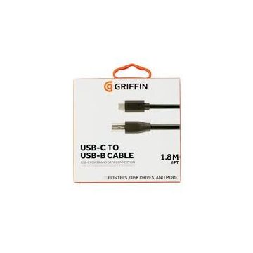 Griffin GC43715 USB-C-USB-B adatkábel 1,8m (fekete)