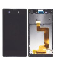 Előlap+Érintő+LCD, Sony D5103 T3 (fekete)