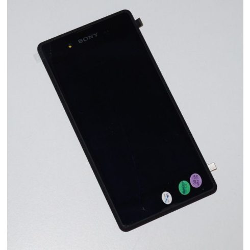 Előlap+érintő+LCD, Sony D2203 E3 (fekete)