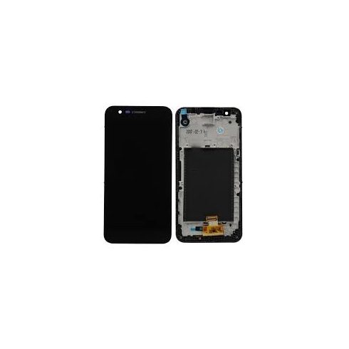 Előlap+érintő+LCD, LG M250 K10 2017 (fekete) (gy)