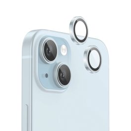 Kameravédő üveg, Apple iPhone 15/15+ (kék)