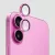 Kameravédő üveg, Apple iPhone 16/16+ (pink)